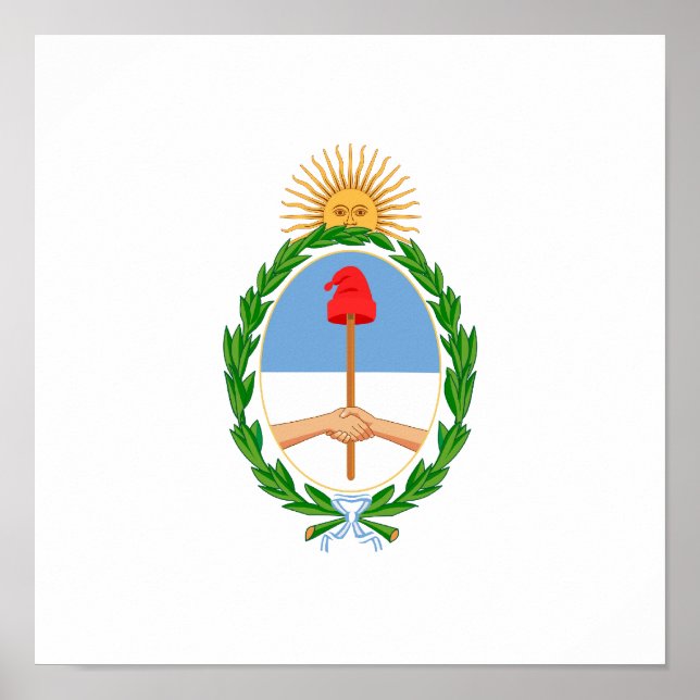 Argentina Coat of Arms Poster (Front)