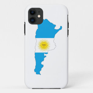 argentina country flag map shape symbol Case-Mate iPhone case