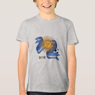 Argentina D10S Soccer Legend Youth T-Shirt Tri-Blend Shirt