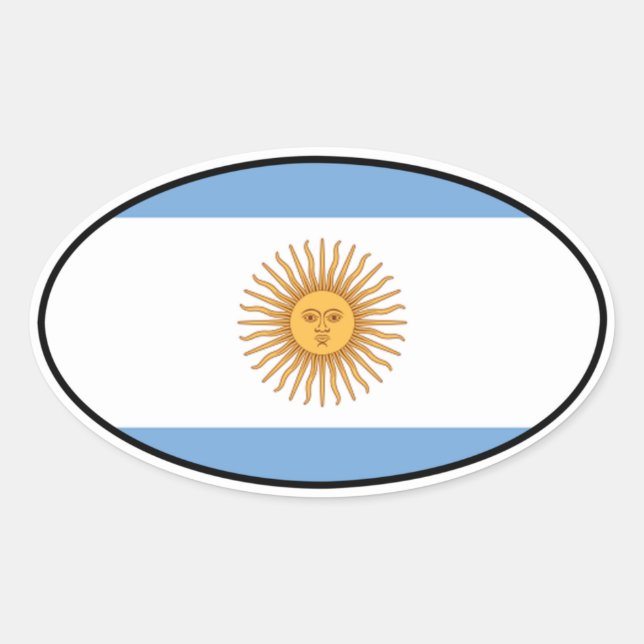 Argentina Euro Sticker (Front)