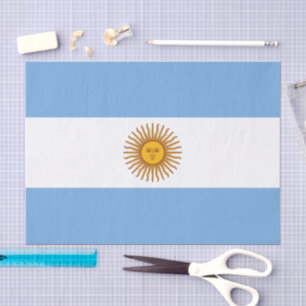 Argentina fashion, Argentina Flag tissue paper