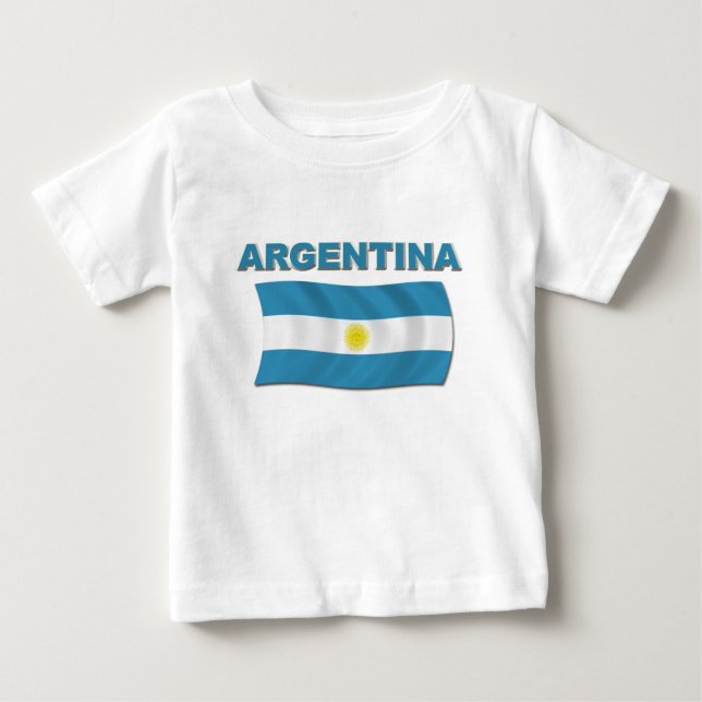 Argentina Flag 1 Baby T-Shirt (Front)