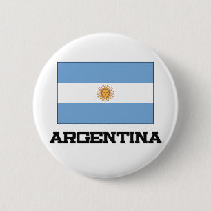 Argentina Flag 6 Cm Round Badge