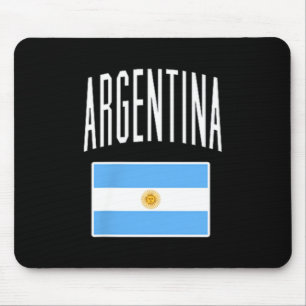 Argentina Flag Argentine Football Soccer Fan Men W Mouse Pad