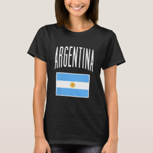 Argentina Flag Argentine Football Soccer Fan Men W T-Shirt