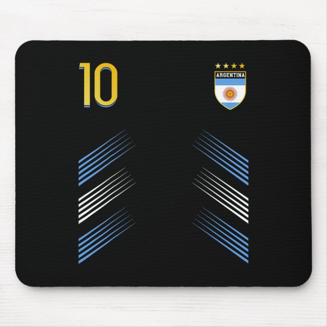 Argentina Flag Argentinian Pride Lovers  Mouse Pad (Front)