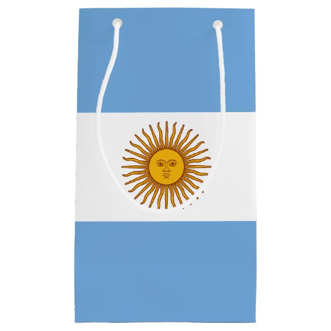 Argentina flag Bandera De Argentina Small Gift Bag (Front)
