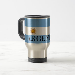 Argentina flag Bandera De Argentina Travel Mug