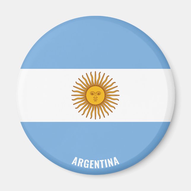 Argentina Flag Charming Patriotic Magnet (Front)