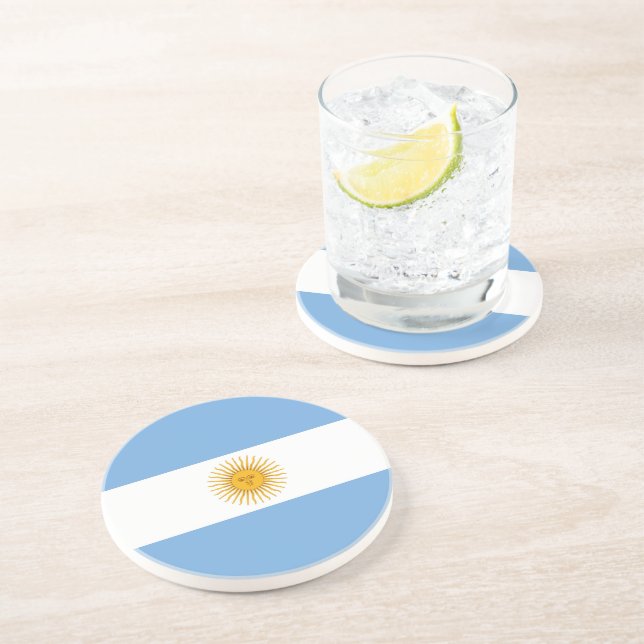 Argentina flag coaster (Side)