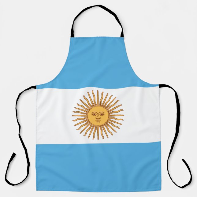 Argentina Flag Country Pride Gift Apron (Front)