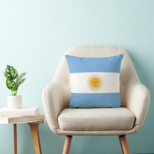 Argentina flag cushion