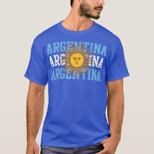 Argentina Flag Design Family Heritage Home T-Shirt