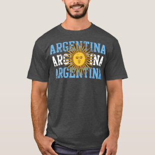 Argentina Flag Design Family Heritage Home T-Shirt