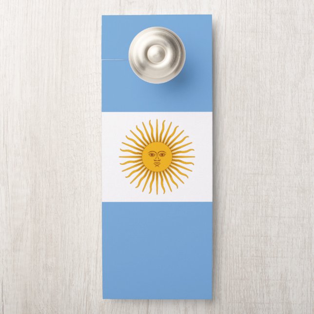 Argentina flag door hanger (On Knob)