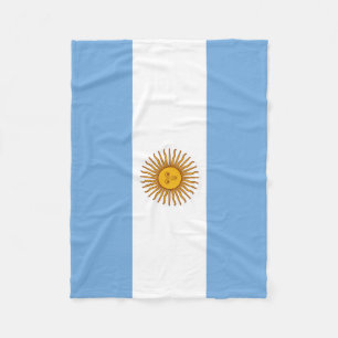 Argentina flag Fleece Blanket