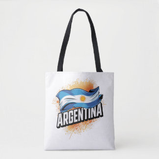 Argentina Flag Football Fan Shirt 2026 Tote Bag