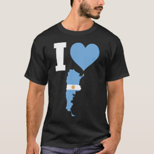 Argentina Flag for Argentina  I Love Argentina T-Shirt