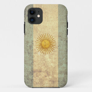 Argentina Flag - Grunge Case-Mate iPhone Case
