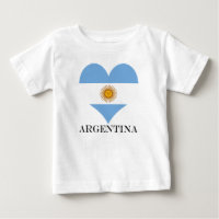 Argentina flag heart