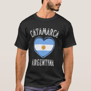 Argentina Flag Heart Catamarca City T-Shirt