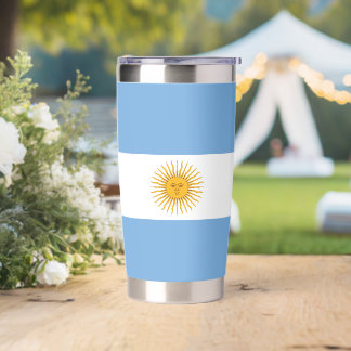 Argentina flag insulated tumbler