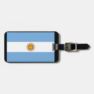 Argentina Flag (Landscape) Luggage Tag