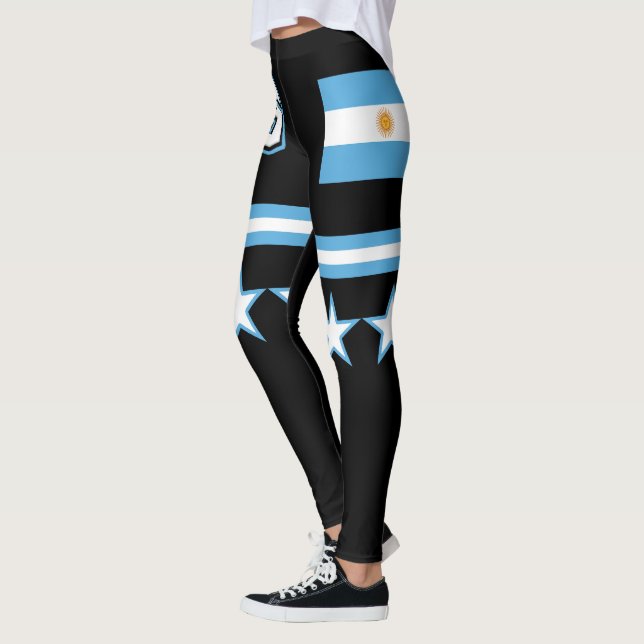Argentina Flag Leggings (Left)