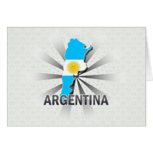 Argentina Flag Map 2.0