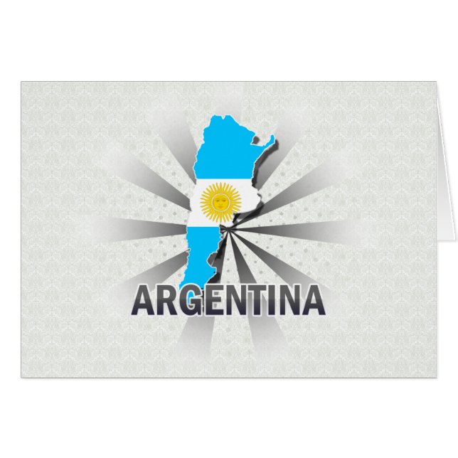 Argentina Flag Map 2.0 (Front Horizontal)