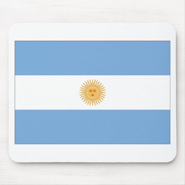 Argentina Flag Mouse Pad (Front)