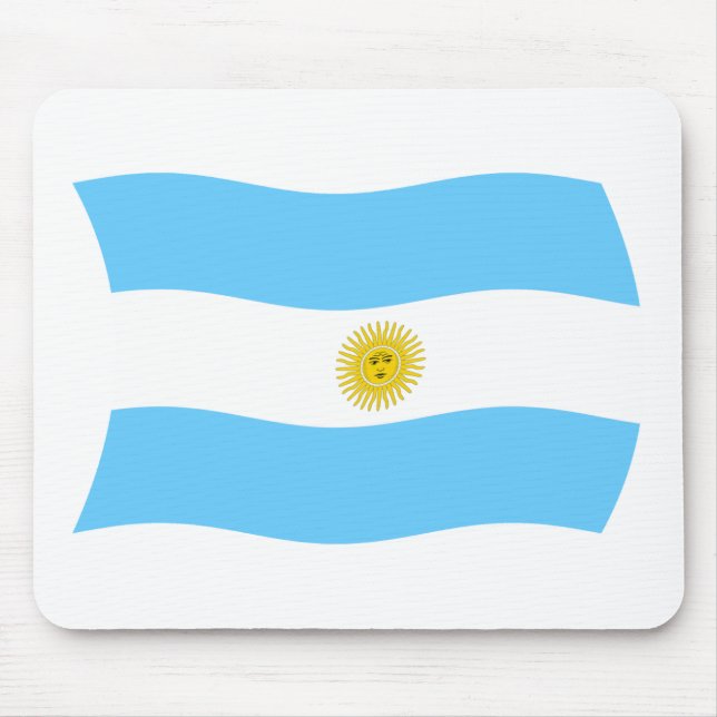 Argentina Flag Mousepad (Front)