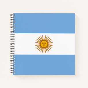 Argentina Flag Notebook