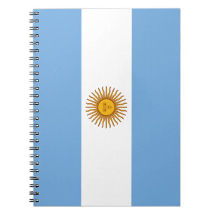 Argentina Flag Notebook