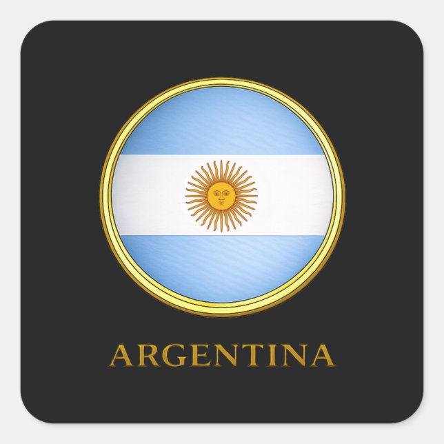 Argentina - Flag of Argentina Square Sticker (Front)