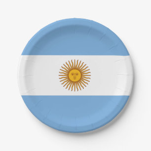Argentina flag Paper Plate