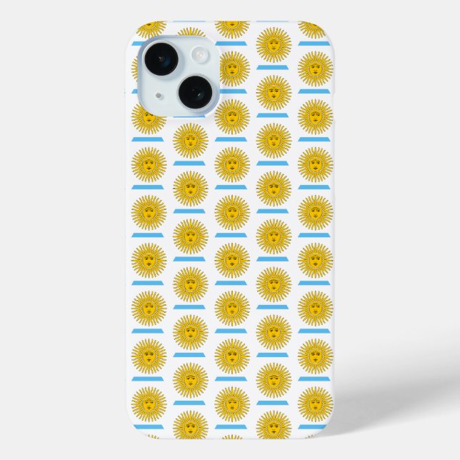 Argentina flag pattern Case-Mate iPhone case (Back)