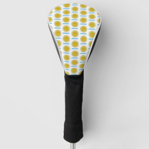 Argentina flag pattern golf head cover