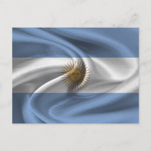 Argentina Flag Postcard