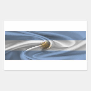 Argentina Flag Rectangular Sticker
