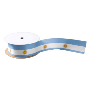 Argentina Flag Satin Ribbon
