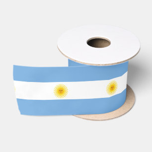 Argentina Flag Satin Ribbon
