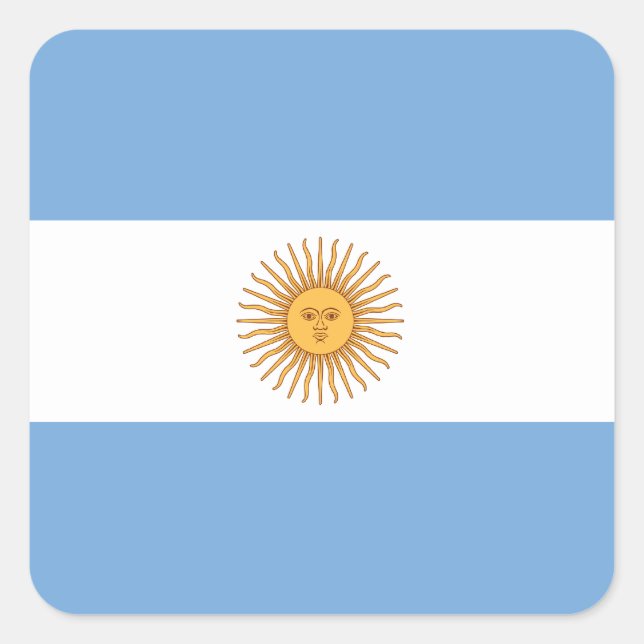 Argentina Flag Sticker (Front)