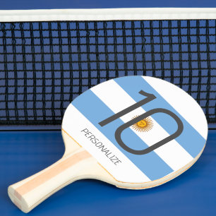 Argentina flag table tennis ping pong paddle