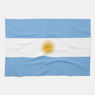Argentina flag tea towel