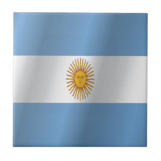 Argentina flag tile