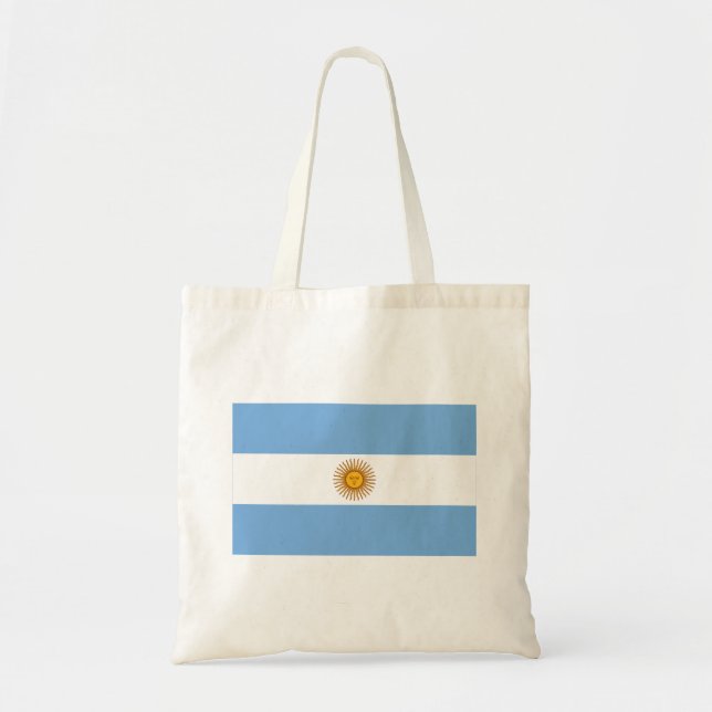 Argentina Flag Tote Bag (Front)