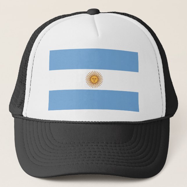 Argentina Flag Trucker Hat (Front)