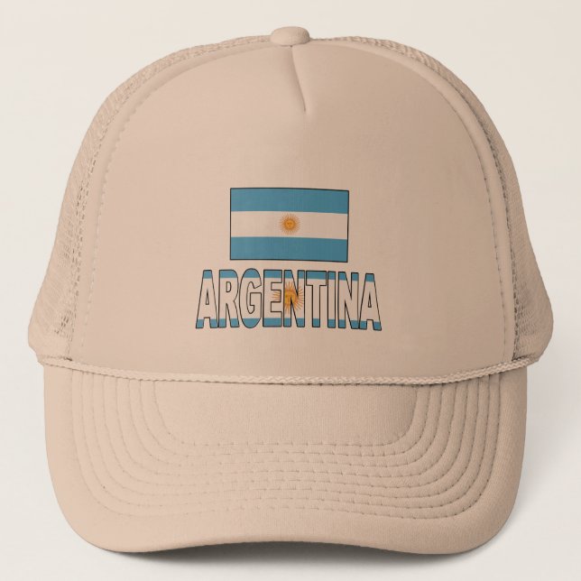 Argentina flag trucker hat (Front)