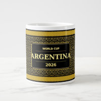 Argentina Football Fan 2026 Black Gold Luxury